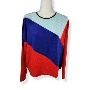 Xersion Terry crewneck pullover M NWT